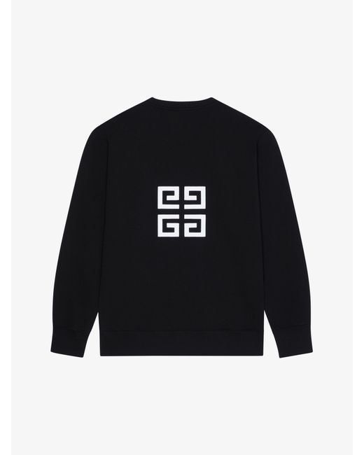 Felpa slim 4G in tessuto garzato di Givenchy in Black da Uomo