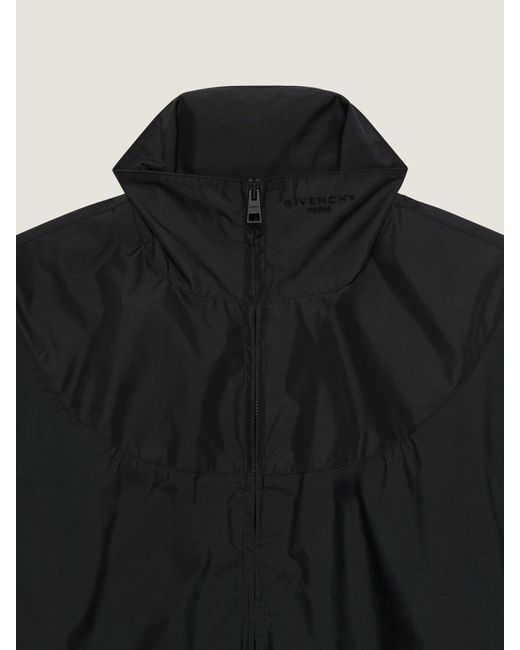 Givenchy Black Couture Seam Track Top With Cut-Outs Details for men