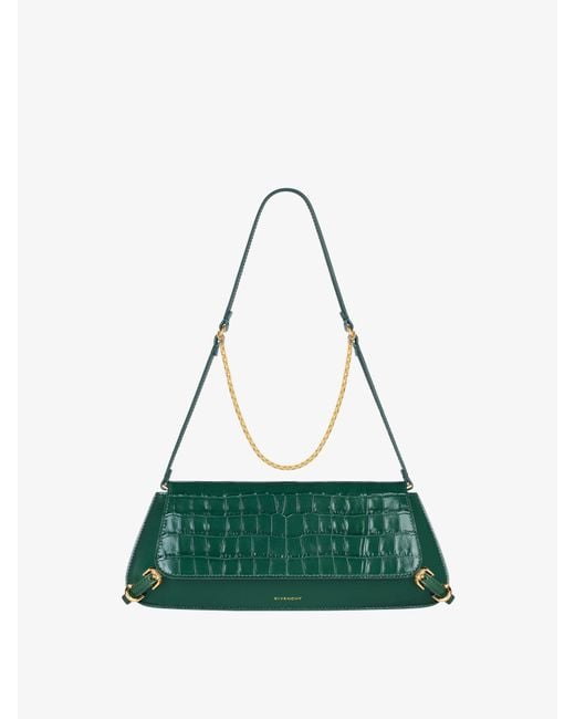 Givenchy Green Voyou Clutch Bag
