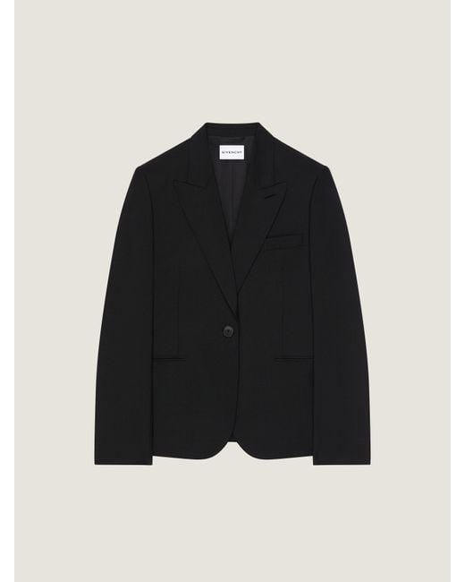 Givenchy Black Single-Breasted Jacket