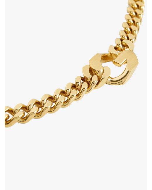 Collier G Chain en métal Givenchy en coloris Metallic
