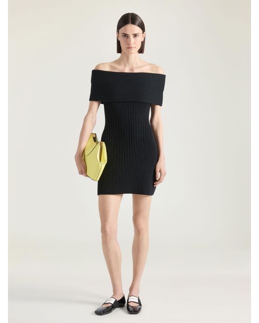 Givenchy Black Off-The-Shoulder Mini Dress