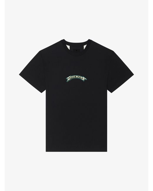 T-shirt in cotone con stampa Dragon di Givenchy in Black da Uomo