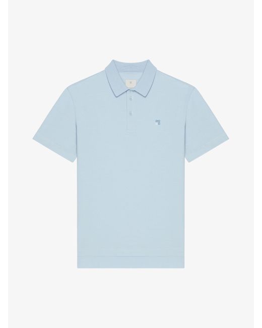 Polo en coton Givenchy pour homme en coloris Blue