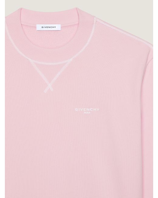 Givenchy Pink Couture Seam Sweatshirt for men