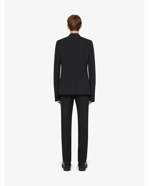 Pantalon de tailleur slim en laine Givenchy pour homme en coloris Black