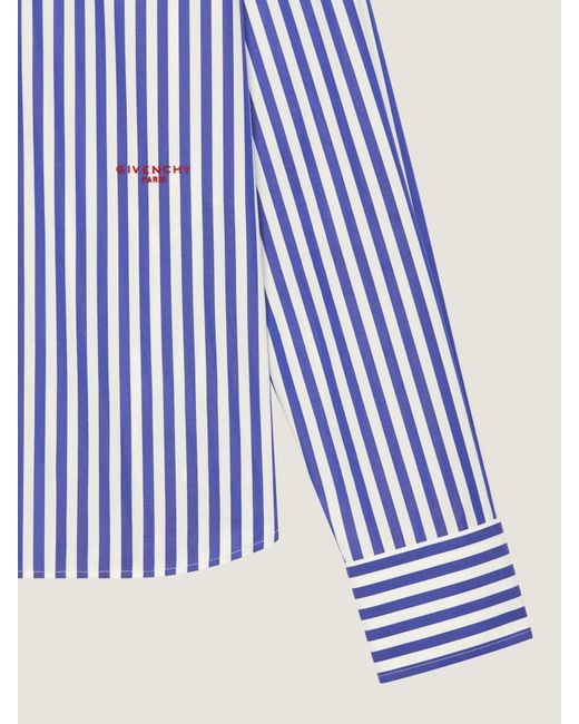 Givenchy Blue Striped Shirt