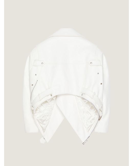 Givenchy Natural Back-To-Front Biker Jacket