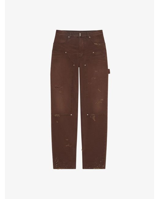 Givenchy Brown Carpenter Pants for men