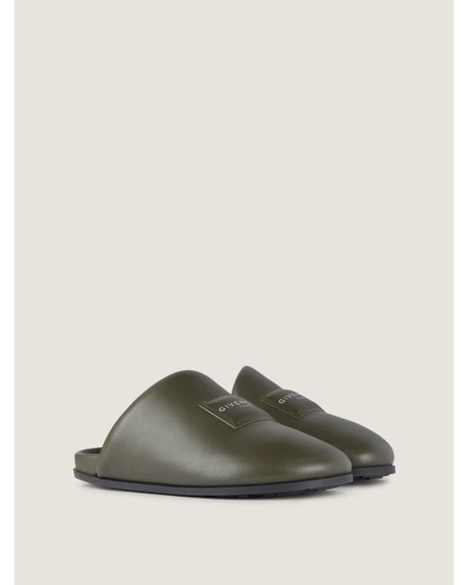 Givenchy Green Puffy Mules for men