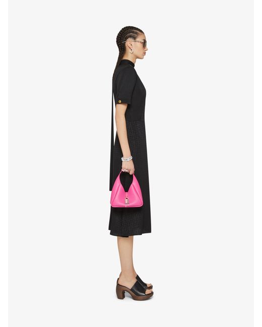 Robe en jacquard 4G avec lavallière Givenchy en coloris Black