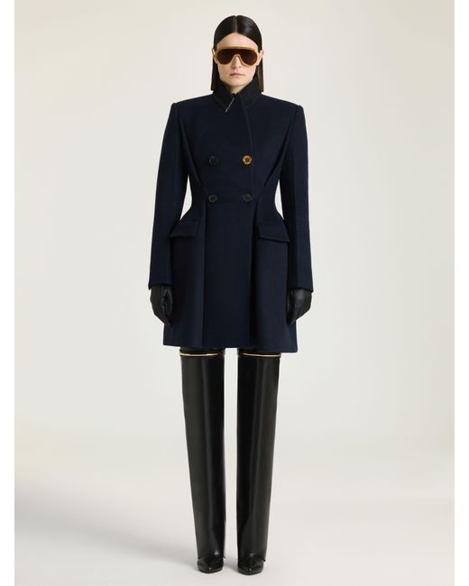 Givenchy Blue Pinch Coat