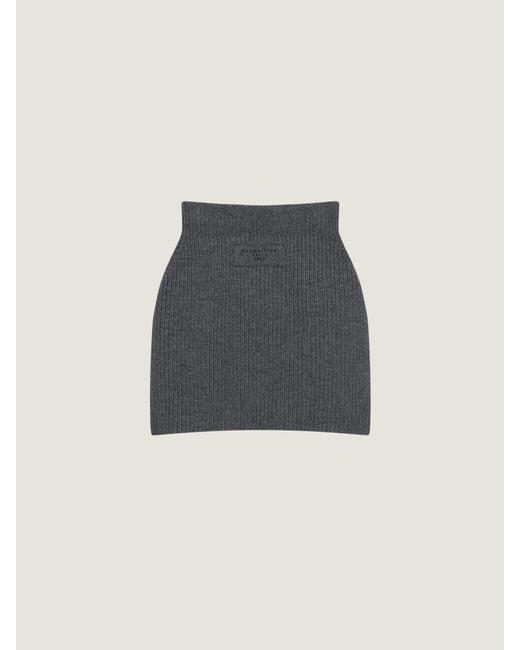 Givenchy Blue Mini Pencil Skirt