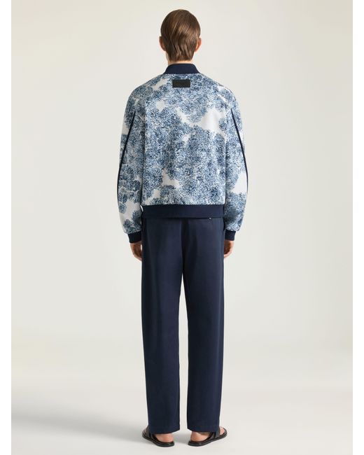 Givenchy Blue Couture Seam Blouson for men