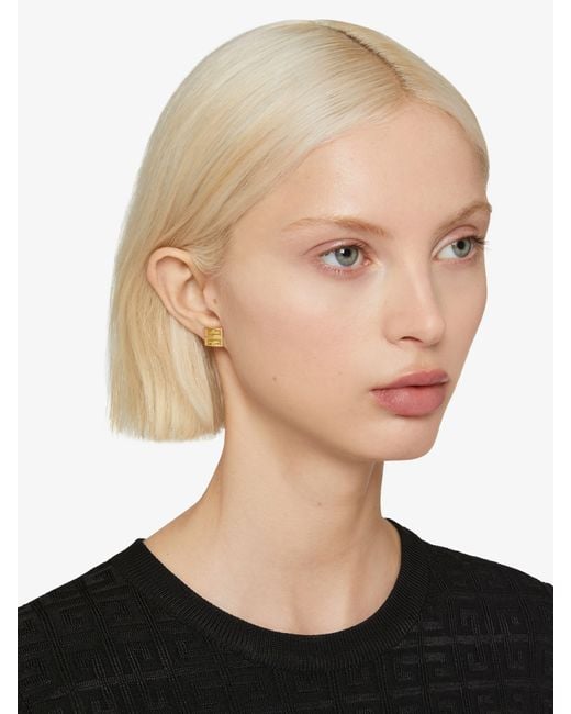 Givenchy Metallic 4G Earrings for men
