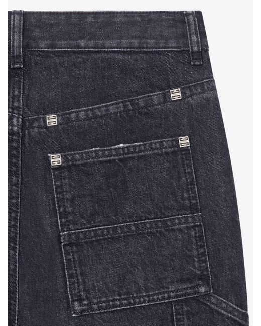 Givenchy Blue Oversized Jeans