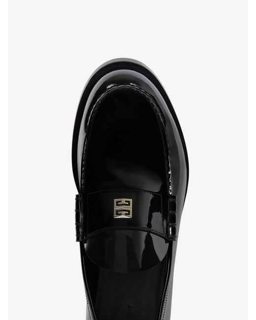 Givenchy White Mr G Loafers In Patent Leather for men