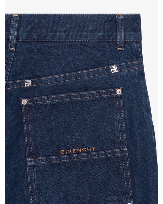Givenchy Blue Carpenter Pants for men