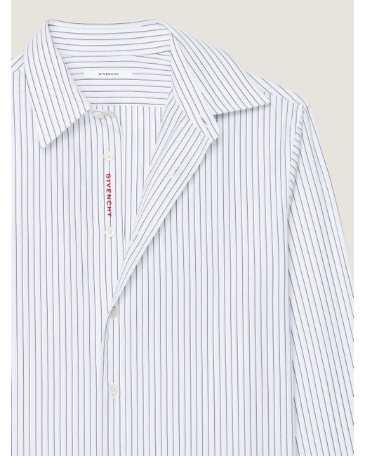 Givenchy White Striped Shirt for men