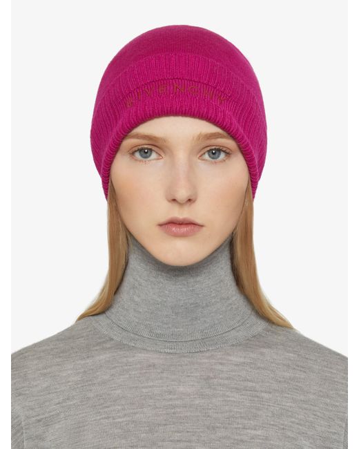 Givenchy Pink 4G Beanie