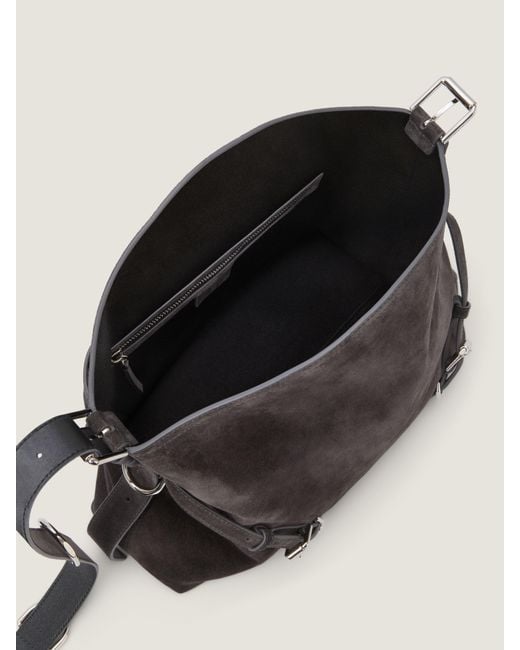 Givenchy Black Medium Voyou Bag Suede