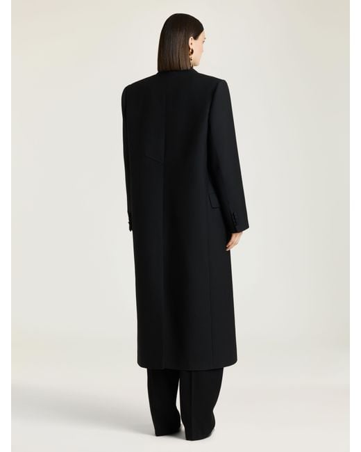 Givenchy Black Long Tailored Coat