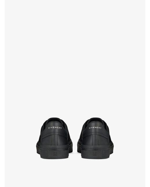 Sneakers City Sport en cuir à bande élastique Givenchy pour homme en coloris Black