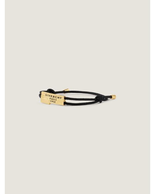 Givenchy Natural Tape Cord Bracelet