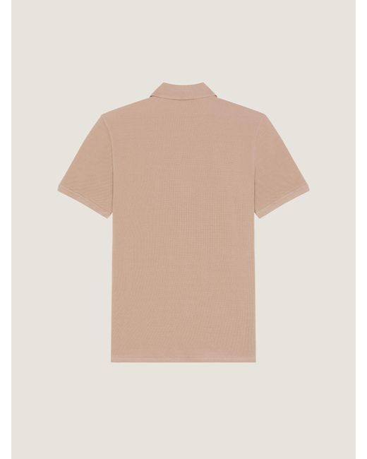 Givenchy Natural Branded Piquet Polo for men