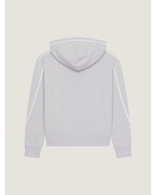 Givenchy Gray Couture Seam Hoodie for men
