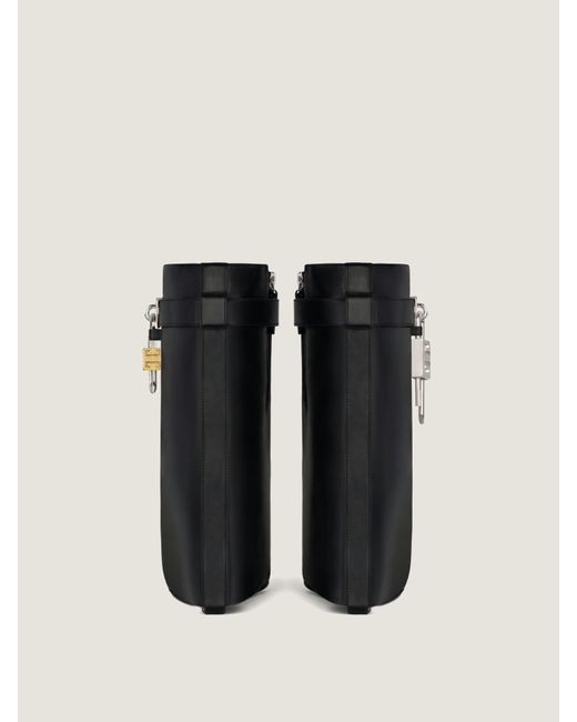Givenchy Black Shark Lock Ankle Boots