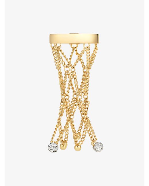Bague Pearling en métal avec perles et cristaux Givenchy en coloris Metallic