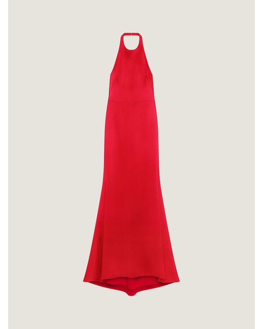 Abito in crêpe e satin di Givenchy in Red