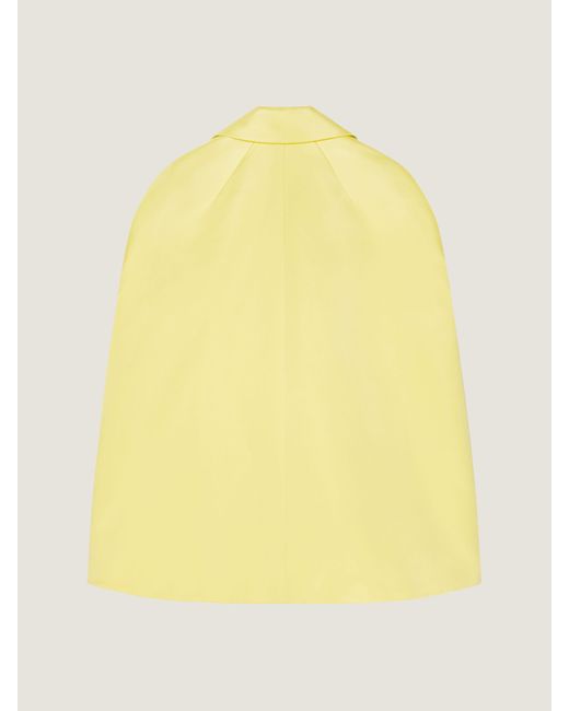 Givenchy Yellow Cocoon Coat
