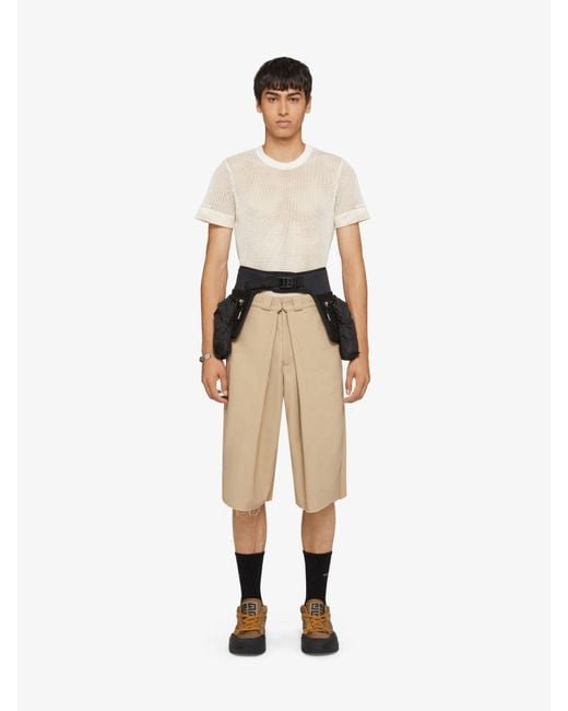 Givenchy Natural Extra Wide Shorts for men
