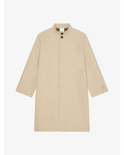 Trench-coat en toile de coton Givenchy pour homme en coloris Natural