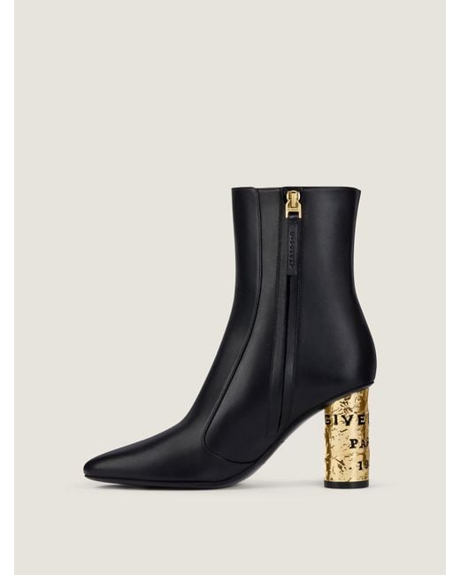 Givenchy Black Tape Ankle Boots