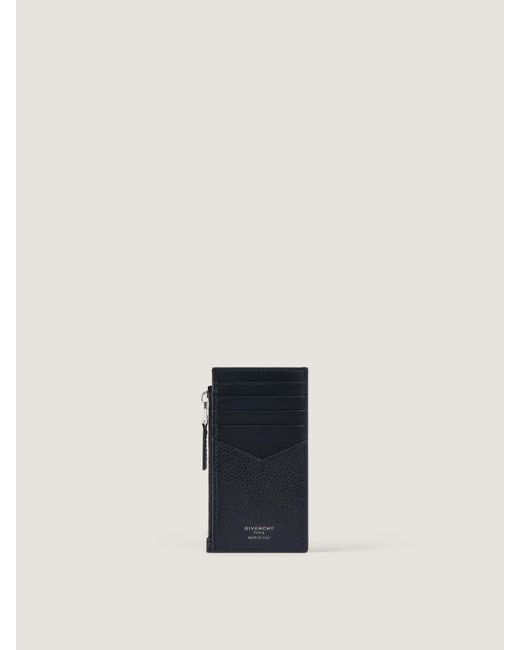 Givenchy White Zipped Card Holder for men