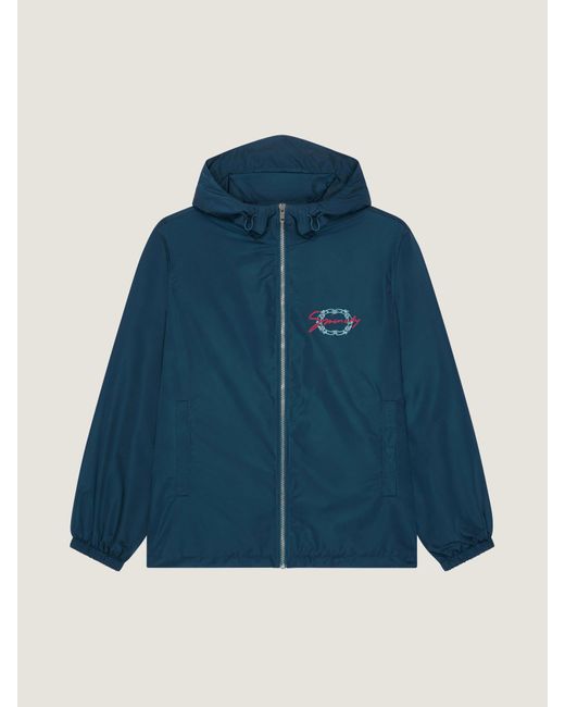 Coupe-vent avec médaillon Givenchy pour homme en coloris Bleu Lyst