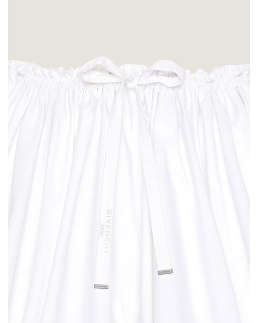 Givenchy White Mini Pleated Skirt
