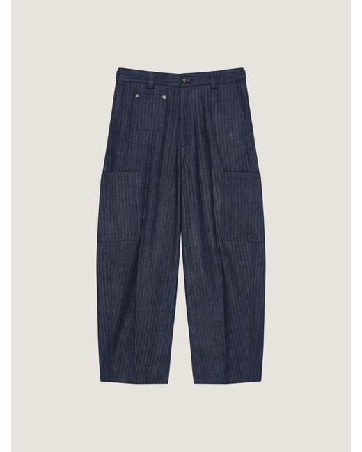 Givenchy Blue Cargo Trousers for men
