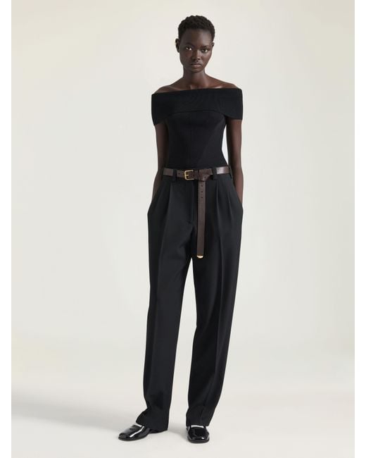 Givenchy Black Double Pleat Pants