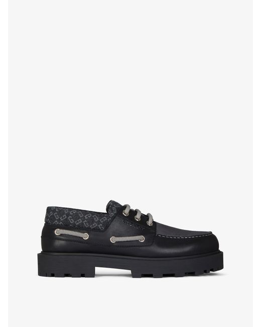 Givenchy Black Storm Boat Shoes for men