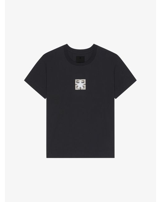 Givenchy Black 4G Stars Boxy Fit T-Shirt for men
