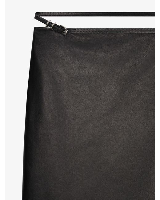 Givenchy Black Voyou Wrap Skirt