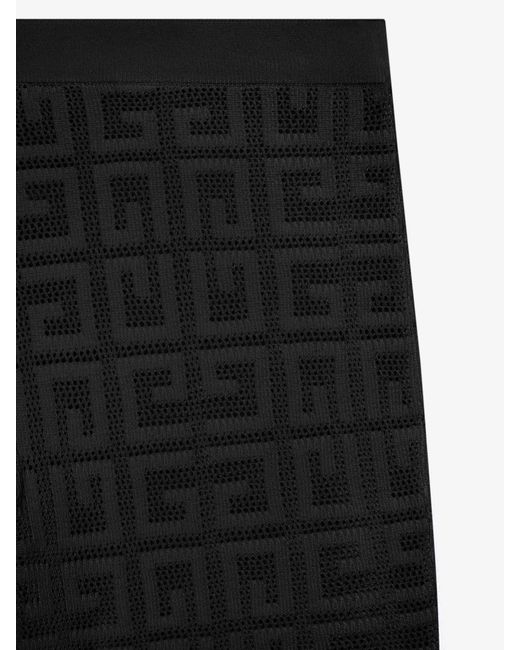 Pantaloni svasati in jacquard 4G di Givenchy in Black