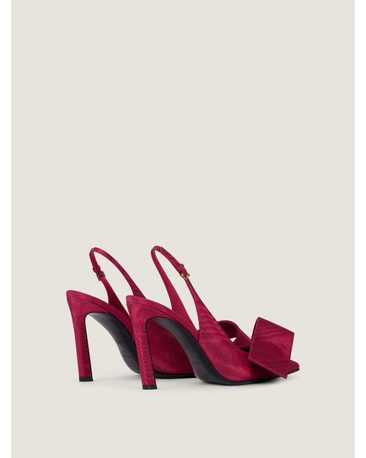 Givenchy Pink Twisted Ribbon Slingbacks Pumps