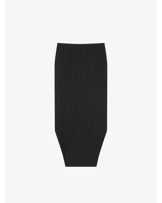 Givenchy Black Asymmetric Skirt