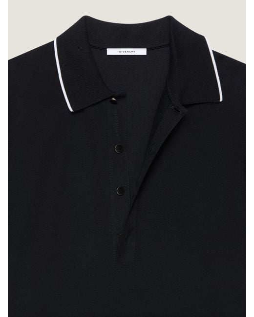 Givenchy Black Polo Shirt for men