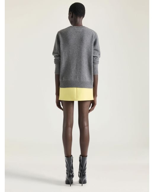 Givenchy Yellow Sliced Mini Skirt